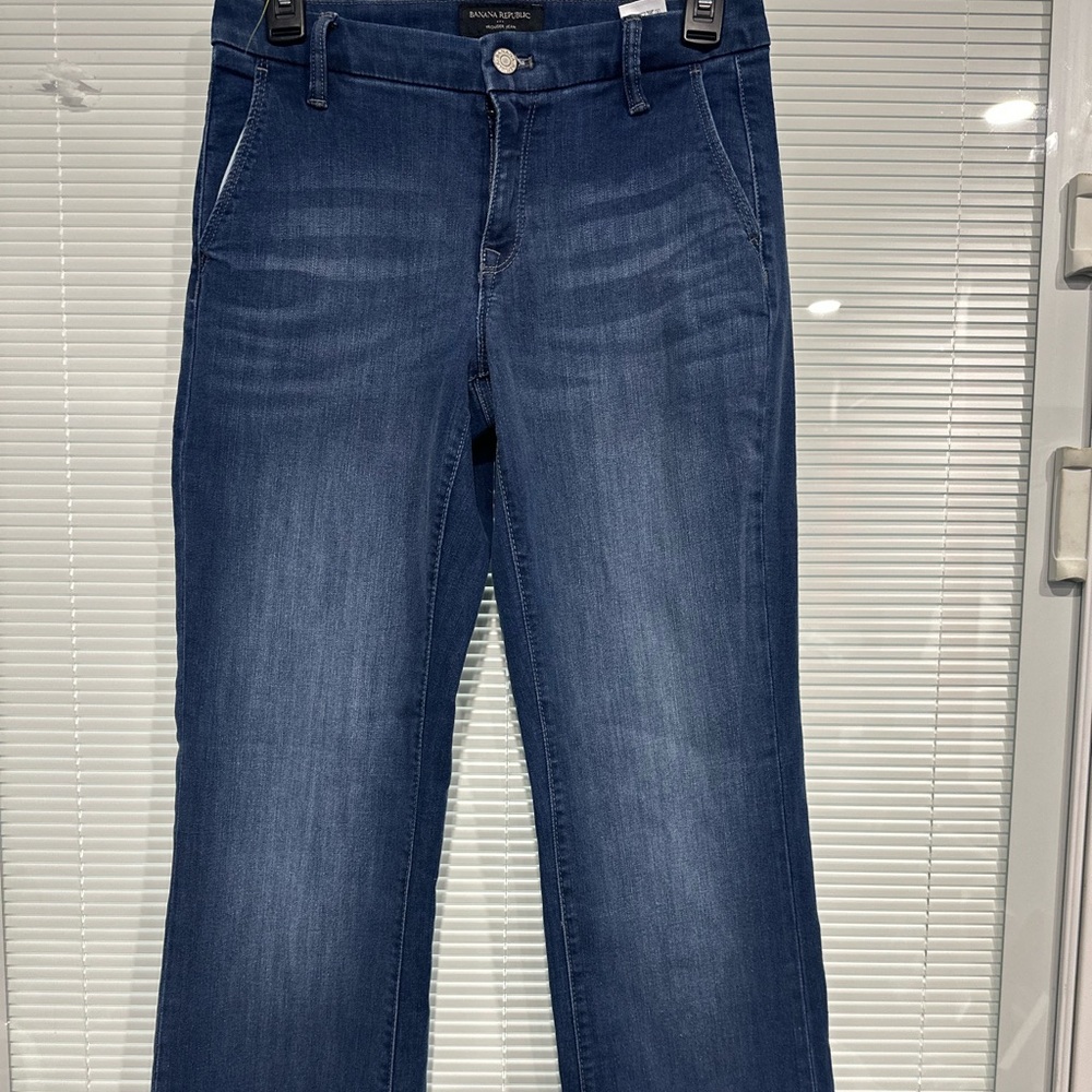 Banana Republic Dark Blue Straight Leg Jeans